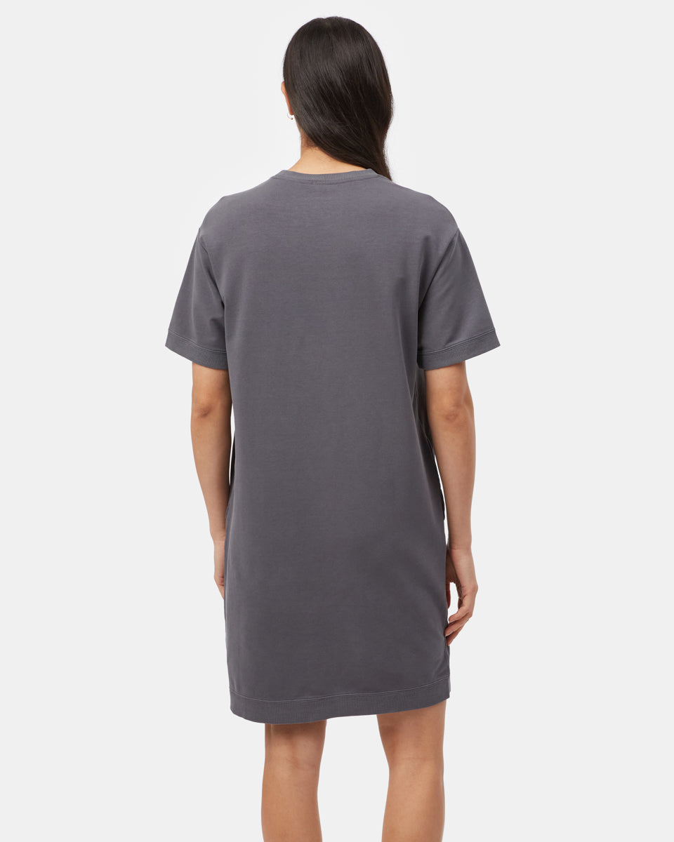 Gray Women's Organic French Terry Sweater Dress