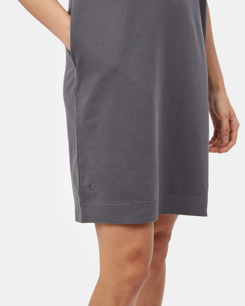 Gray Women's Organic French Terry Sweater Dress