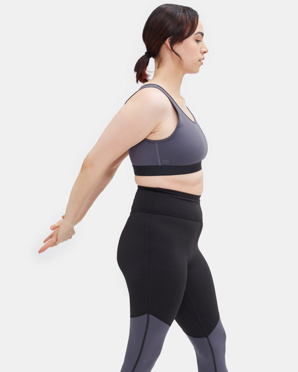 Gray  Women's Sports Bra