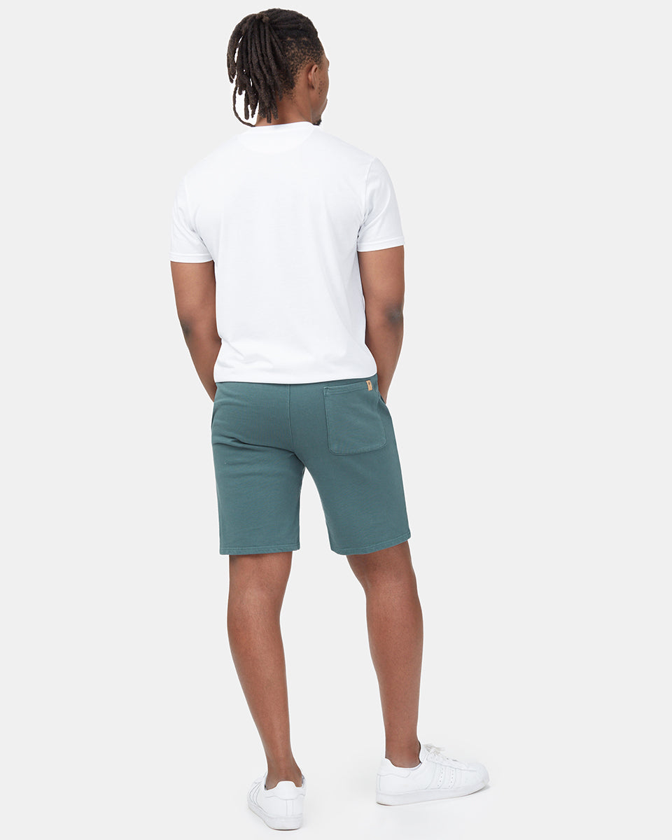 Green Men's Organic Cotton French Terry Sweatshorts