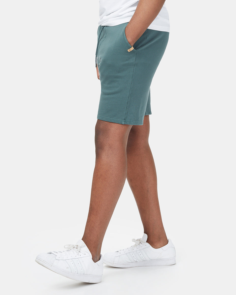 Green Men's Organic Cotton French Terry Sweatshorts