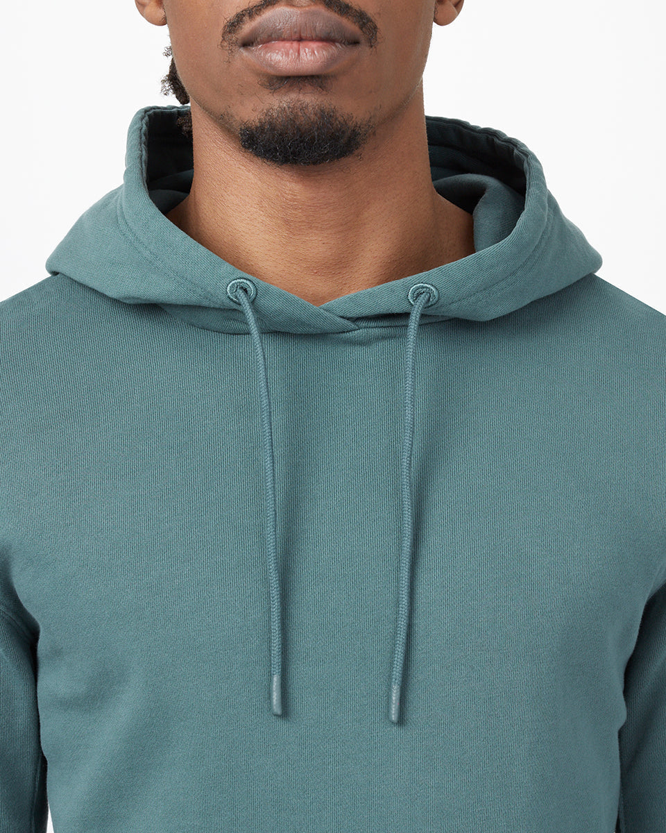 Green Men's Organic Cotton Pullover Hoodie