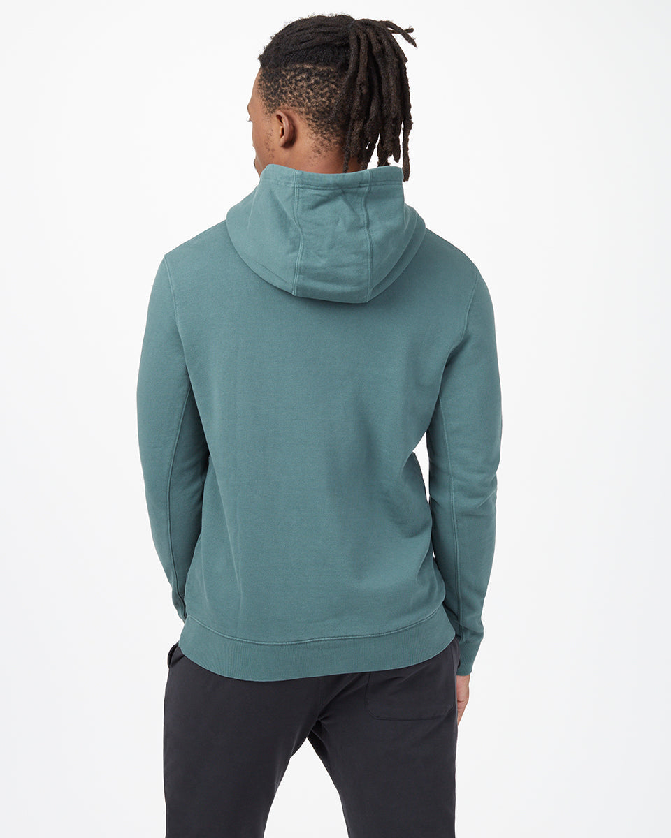 Green Men's Organic Cotton Pullover Hoodie