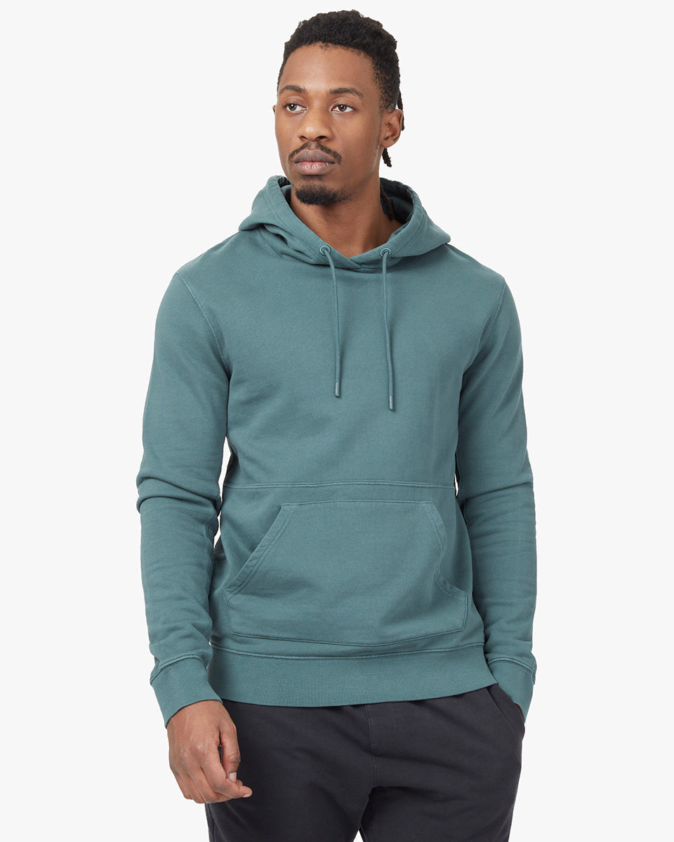 Green Men's Organic Cotton Pullover Hoodie