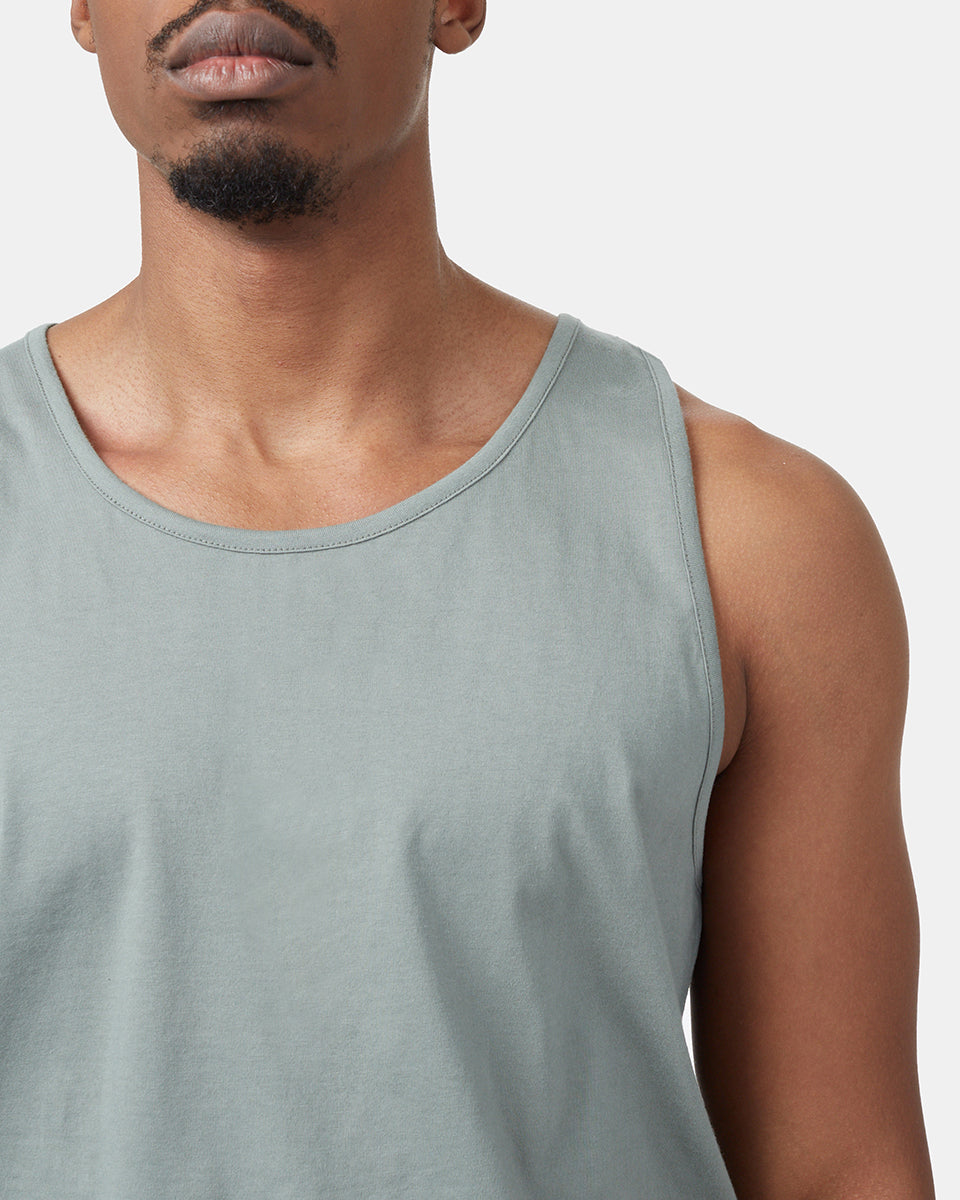 Green Men's Organic Cotton Tank Top 