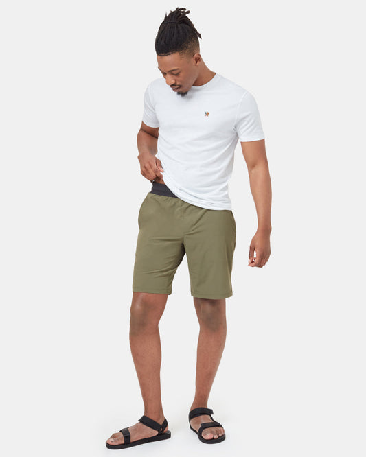 Green Men's Repreve Polyester Sport Shorts