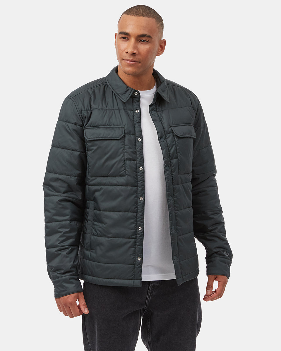 Green Men's Repreve Polyester Shacket