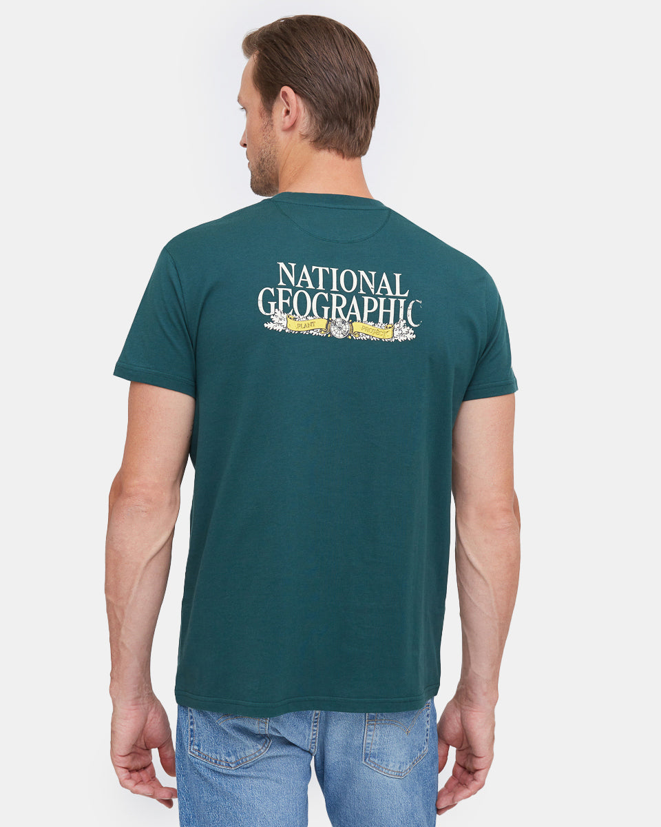 Green National Geographic Unisex Graphic Tee