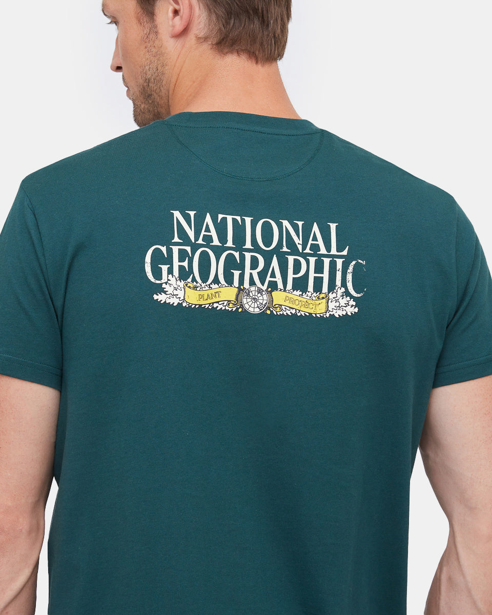 Green National Geographic Unisex Graphic Tee