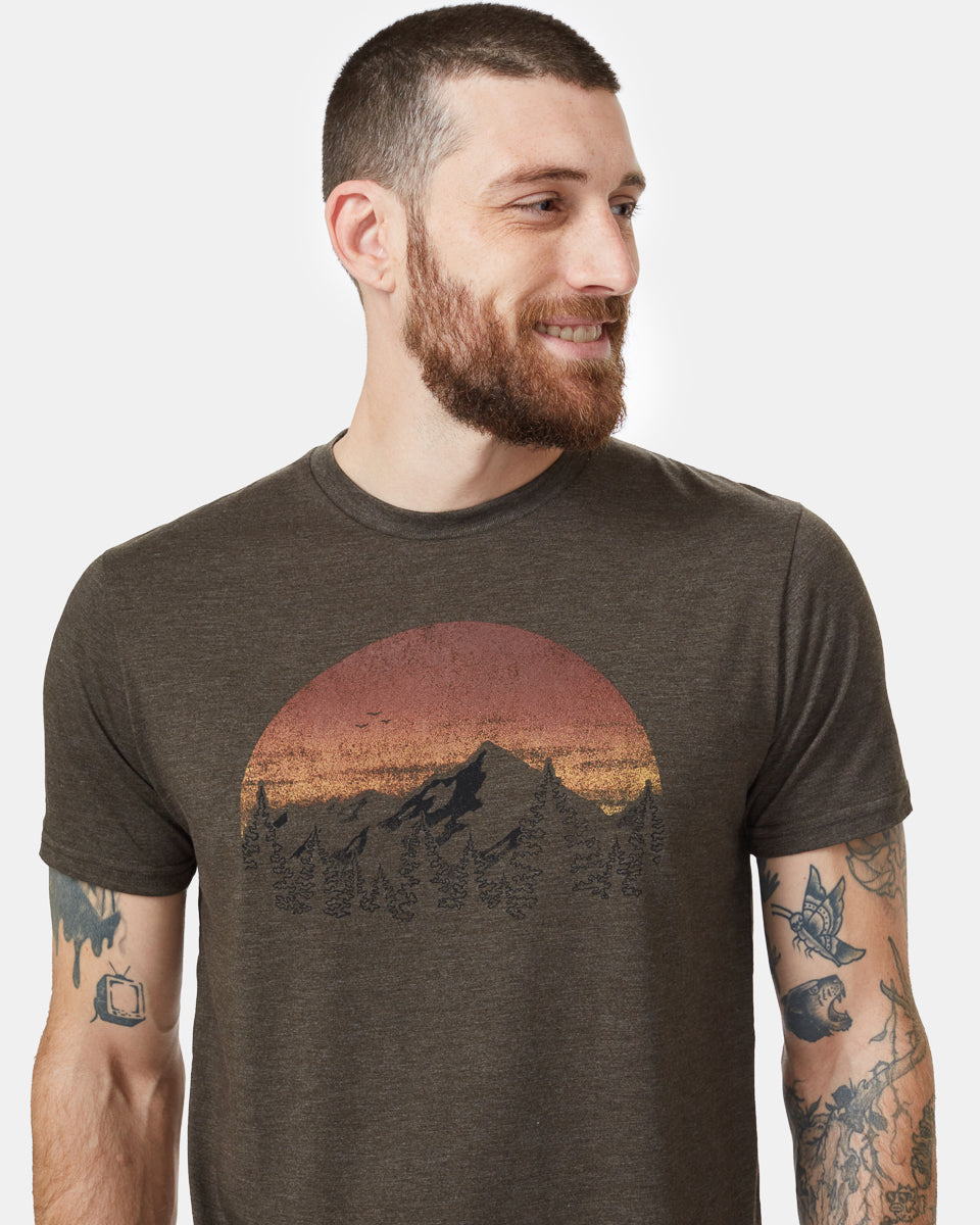 Green Sunset Graphic Tee