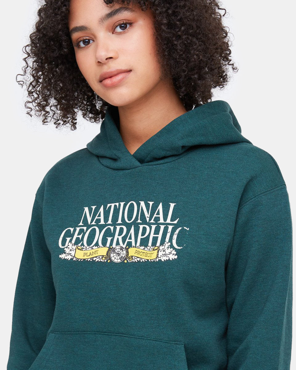 Green Women's National Geographic Pullover Hoodie