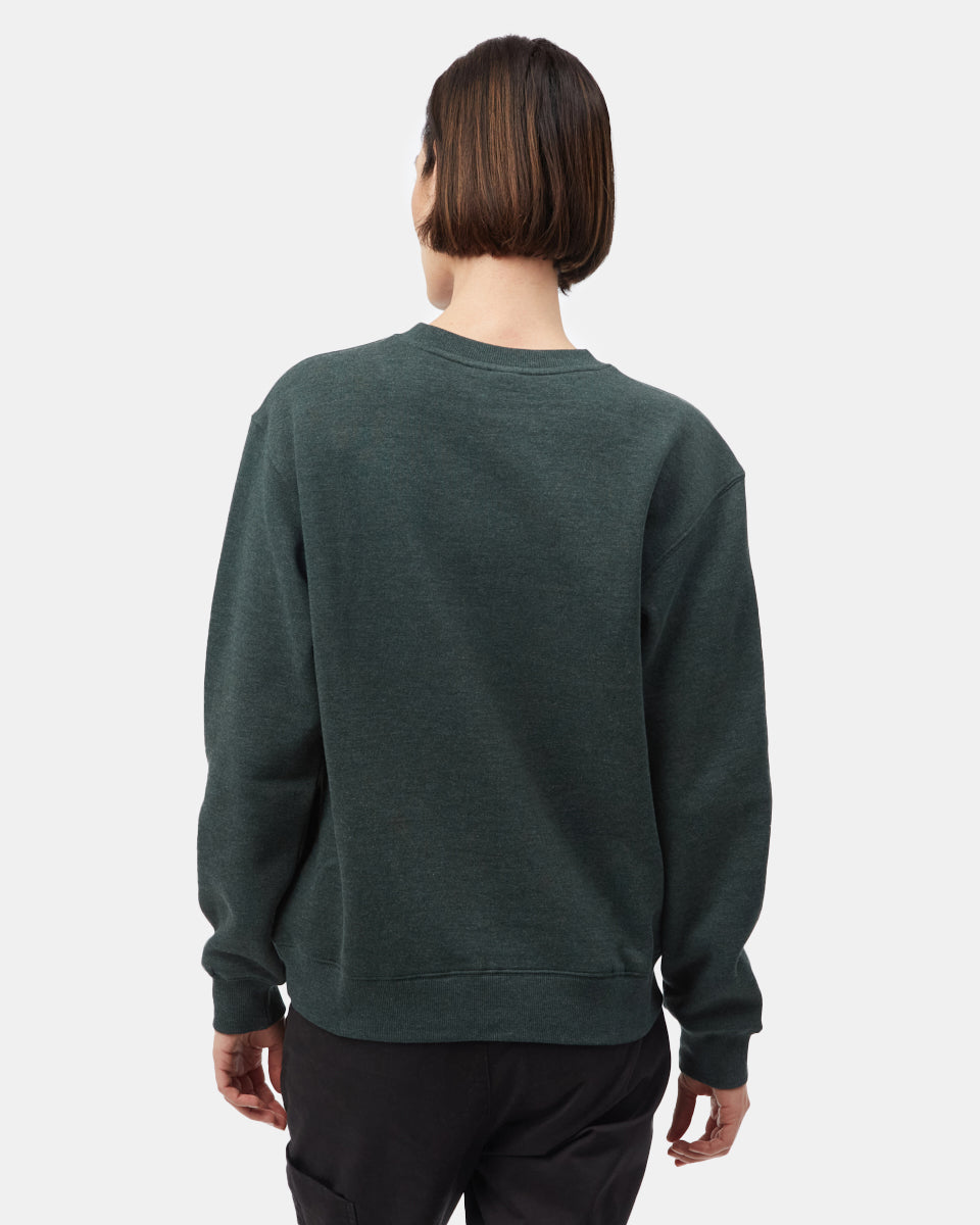 Green Women's Organic Cotton Graphic Sweatshirt