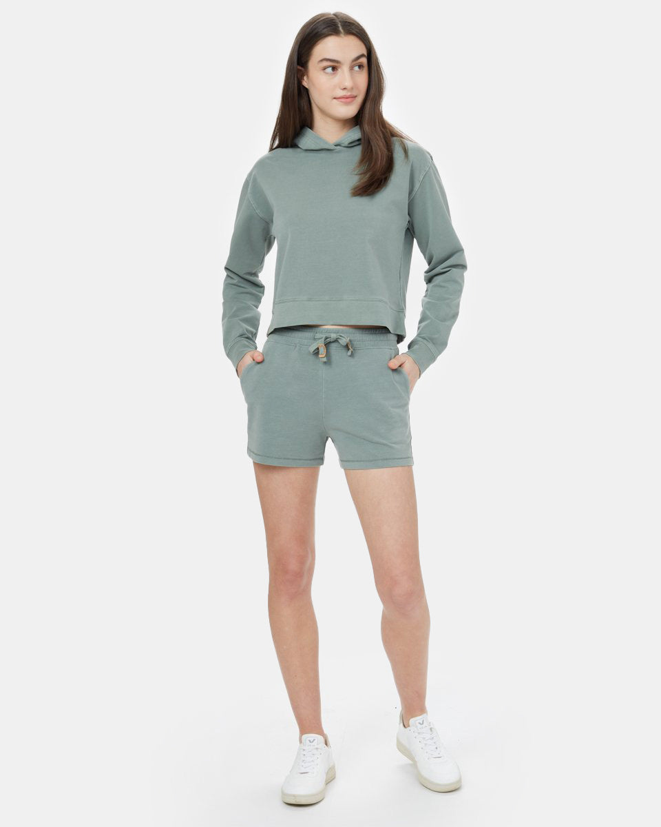 Green Women's Organic Cotton Shorts