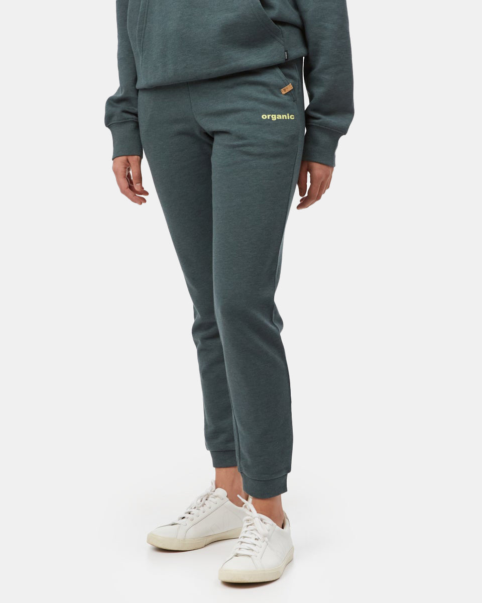 Green-Womens-Organic-Cotton-Graphic-Sweatpants