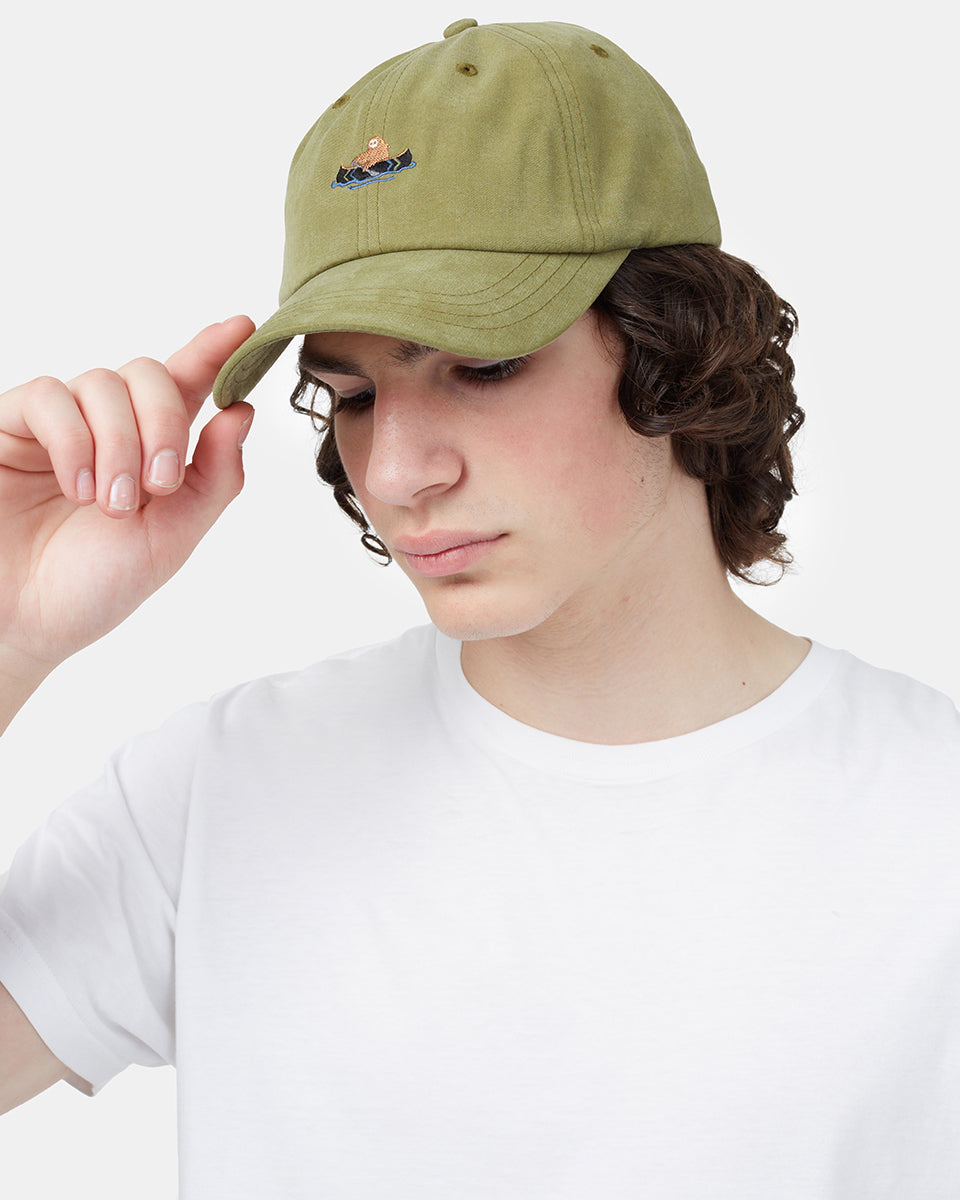 Green Adjustable Graphic Baseball Cap