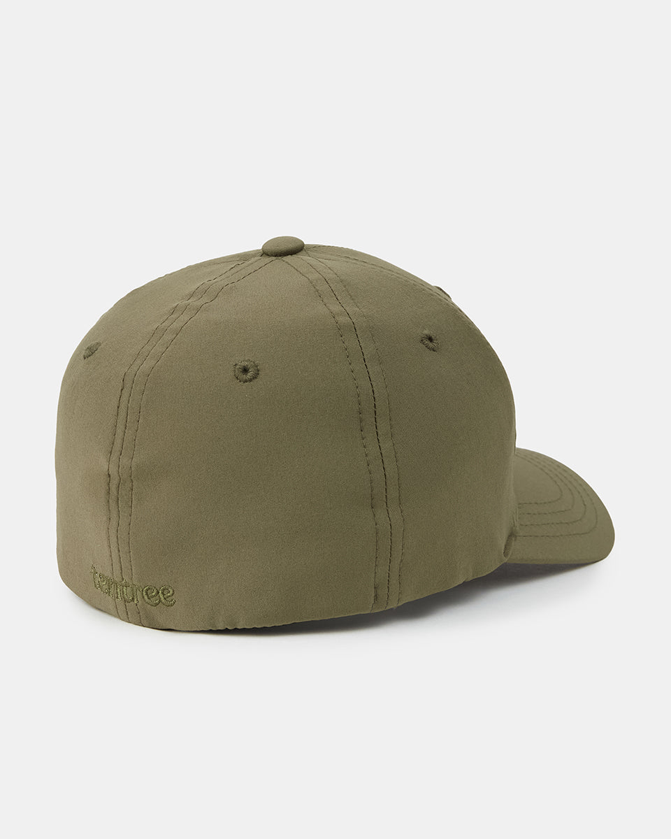 Green Fitted Baseball Cap