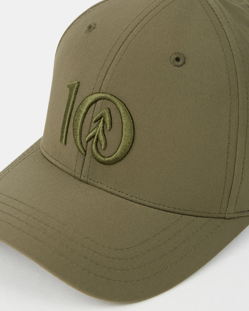 Green Fitted Baseball Cap