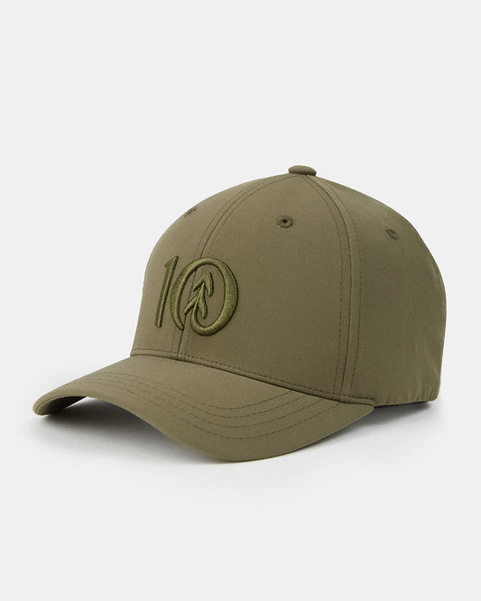 Green Fitted Baseball Cap