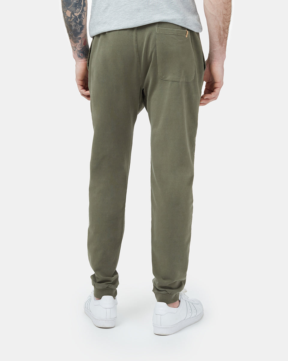 Green Men's Organic Cotton Sweatpants