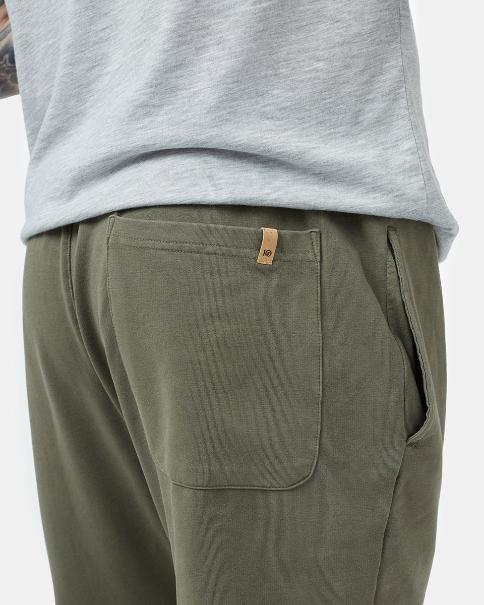 Green Men's Organic Cotton Sweatpants