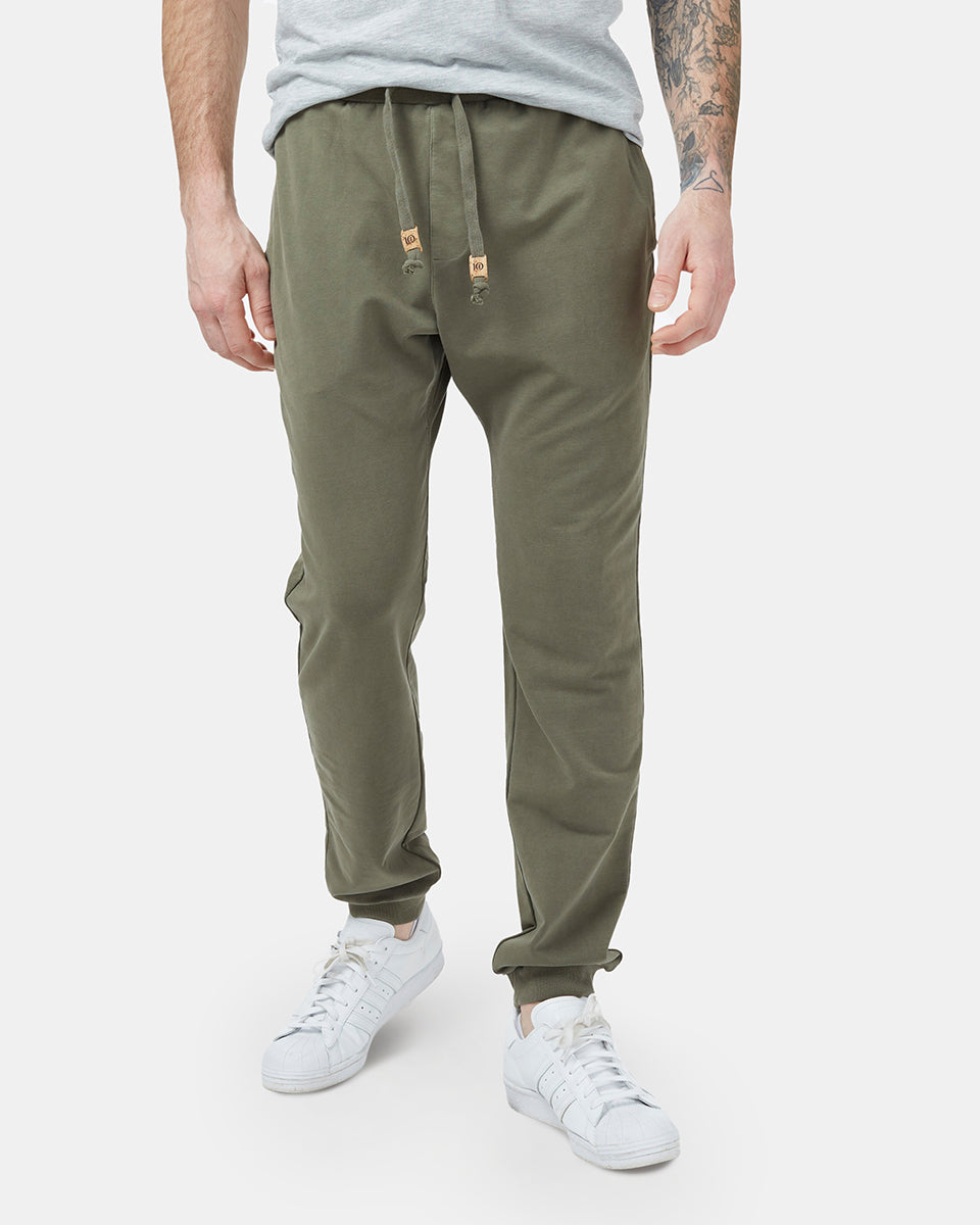 Green Men's Organic Cotton Sweatpants