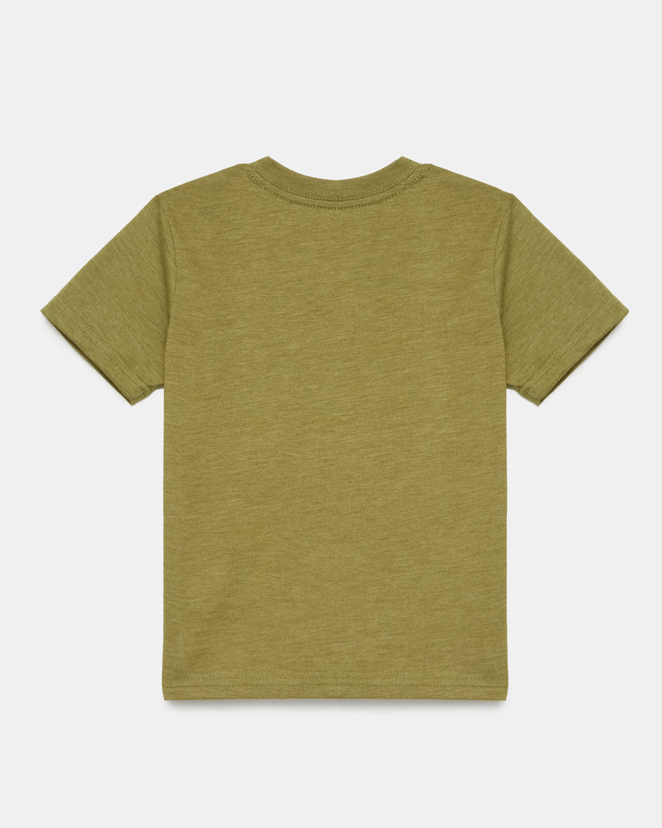 Green Kids Graphic Short Sleeve Tee