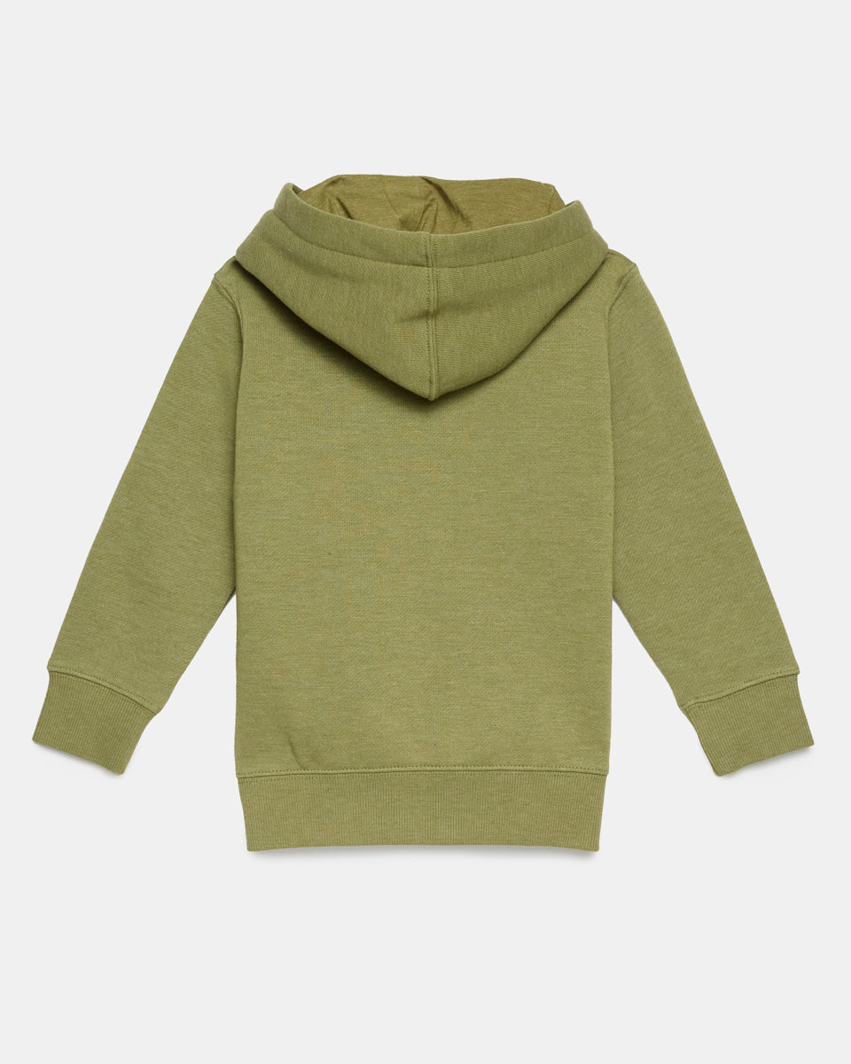 Green Kids Long Sleeve Sweatshirt