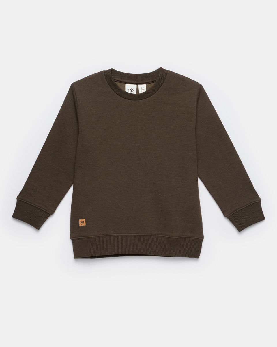 Green Kids Organic Cotton Fleece Sweatshirt