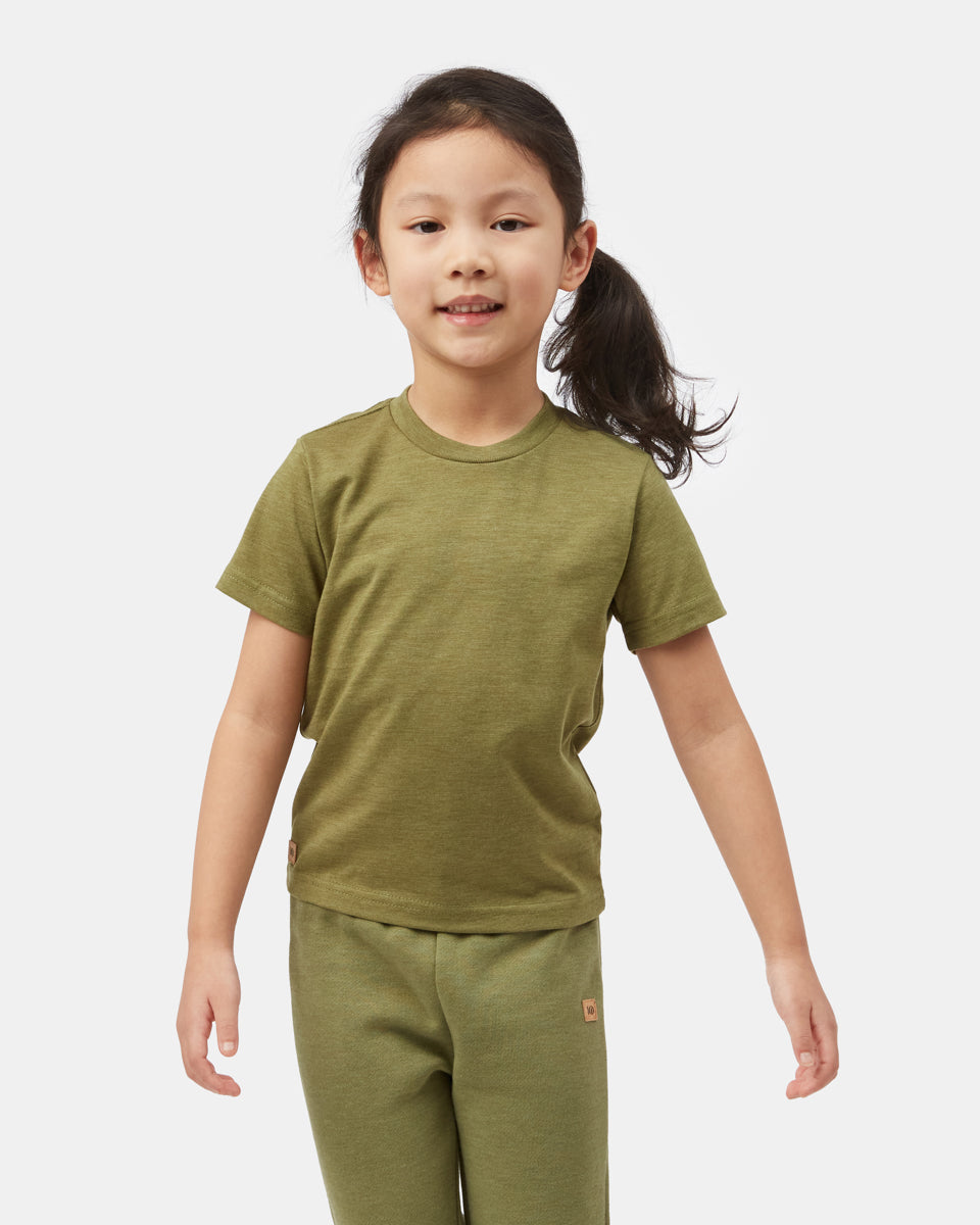 Green Kids Recycled Polyester Tee