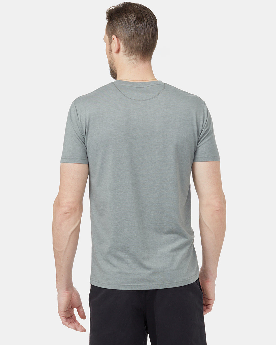 Green Men's Crew Neck Graphic Tee