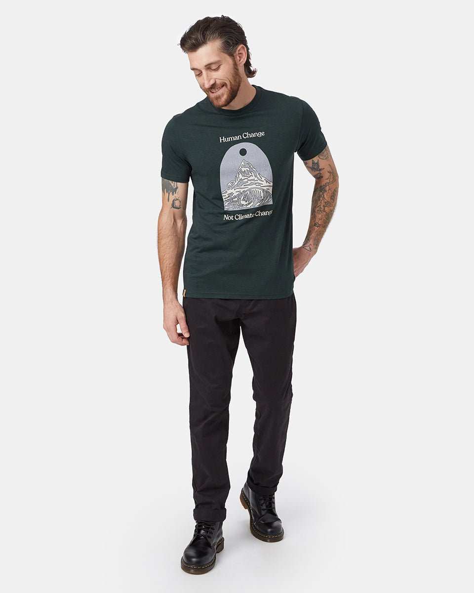 Green Men's Eco-Friendly Graphic Tee