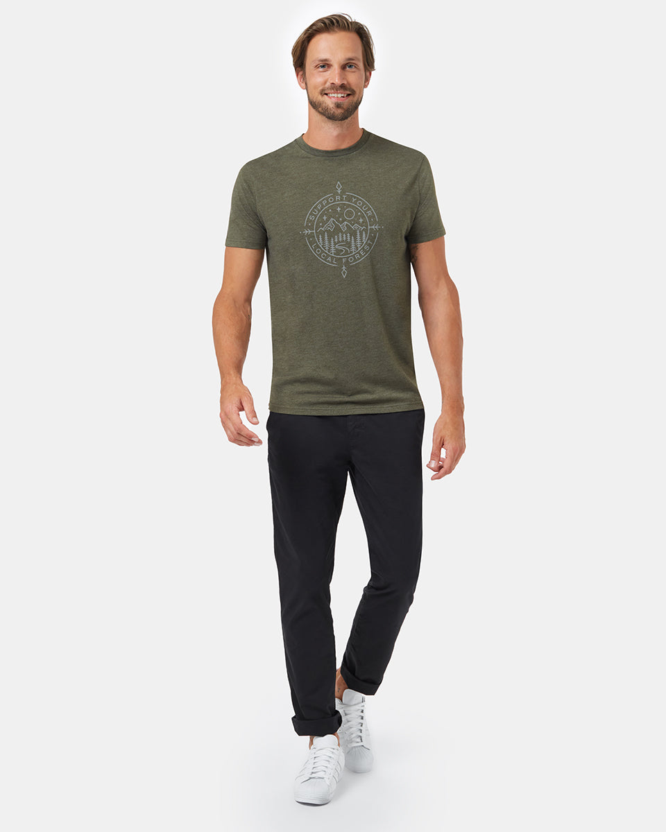 Green Men's Eco-Friendly Graphic Tee