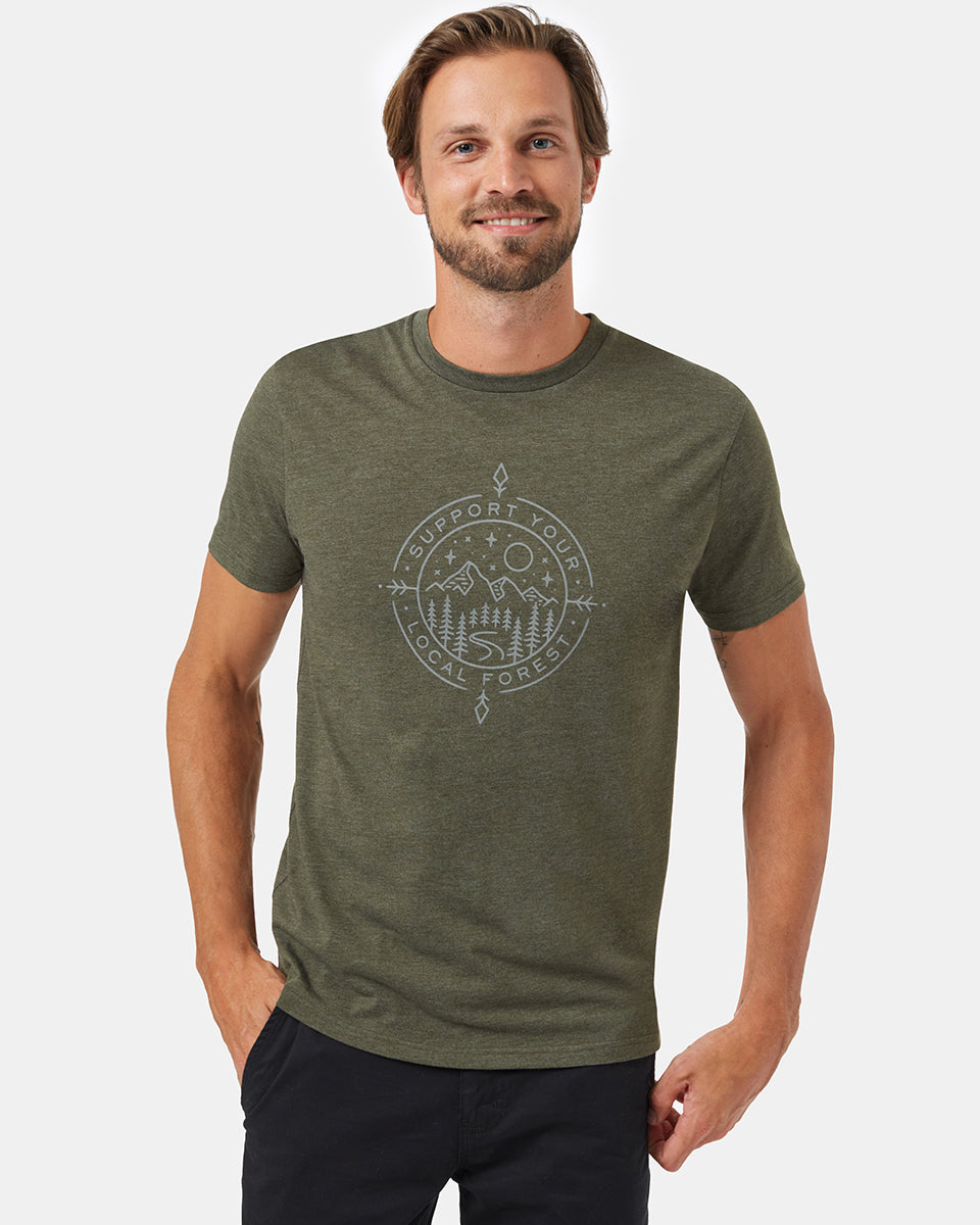 Green Men's Eco-Friendly Graphic Tee