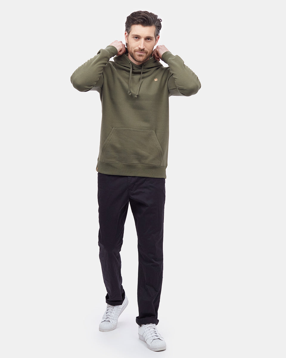 Green Men's Eco-Friendly Pullover Hoodie