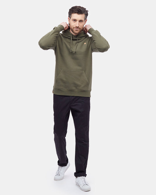 Green Men's Eco-Friendly Pullover Hoodie