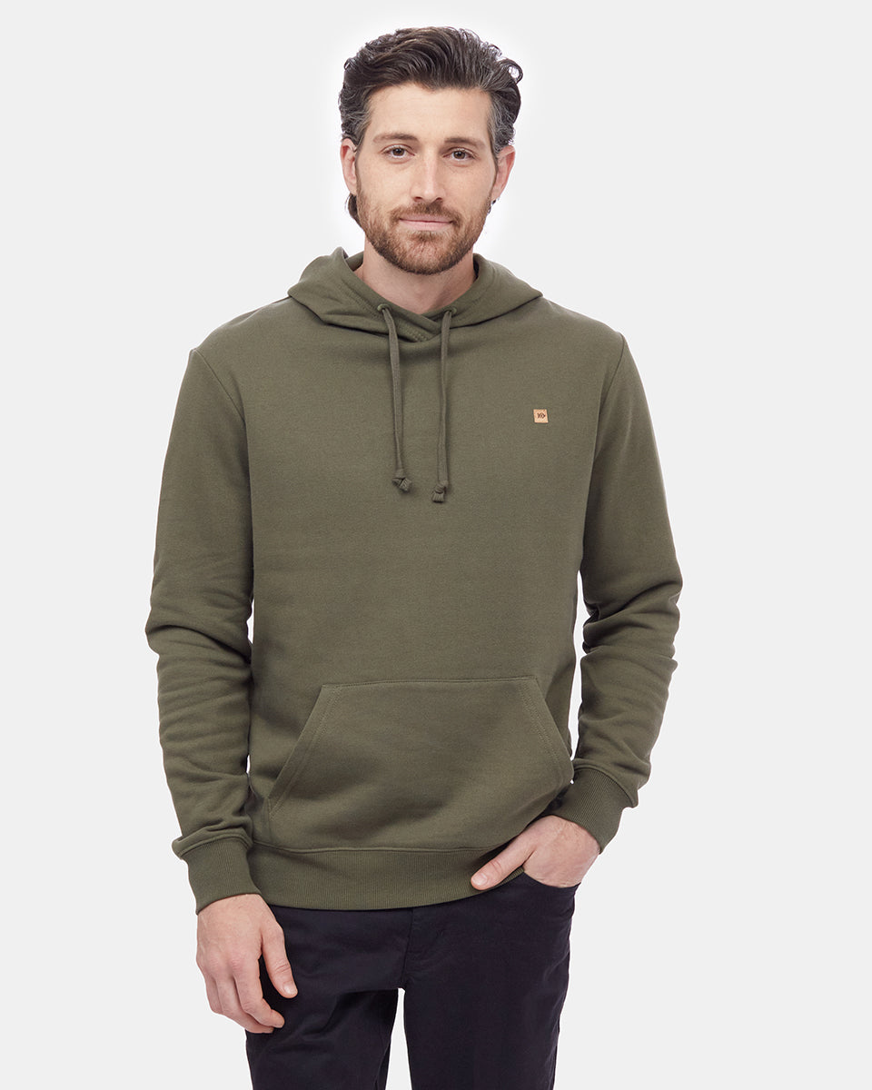 Green Men's Eco-Friendly Pullover Hoodie