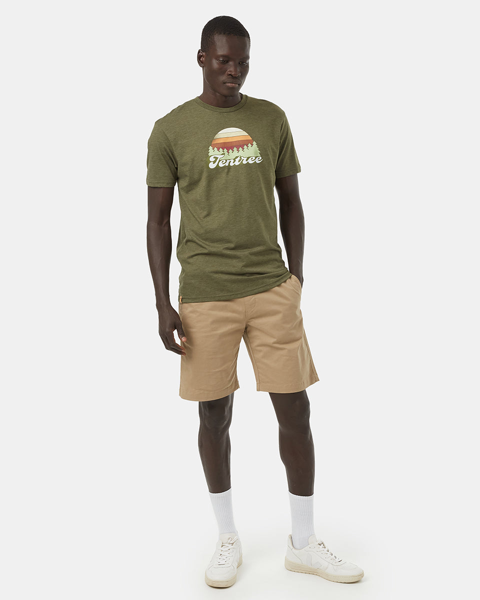 Green Men's Graphic Short Sleeve Tee