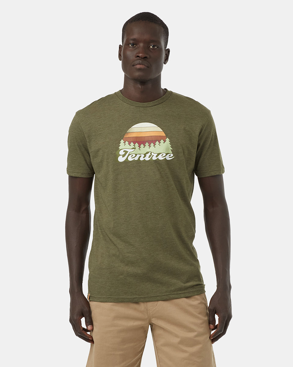 Green Men's Graphic Short Sleeve Tee