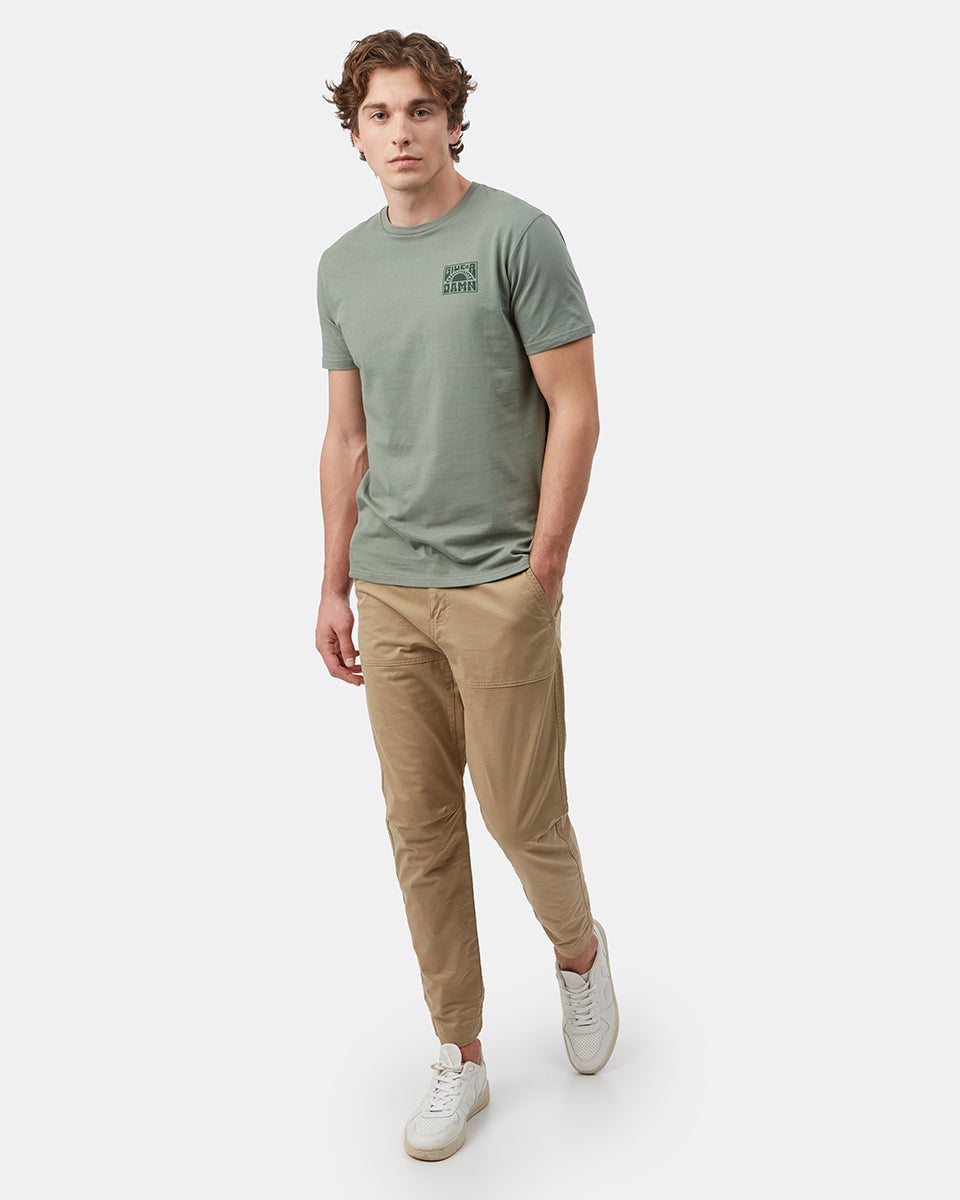 Green Men's Graphic Short Sleeve Tee
