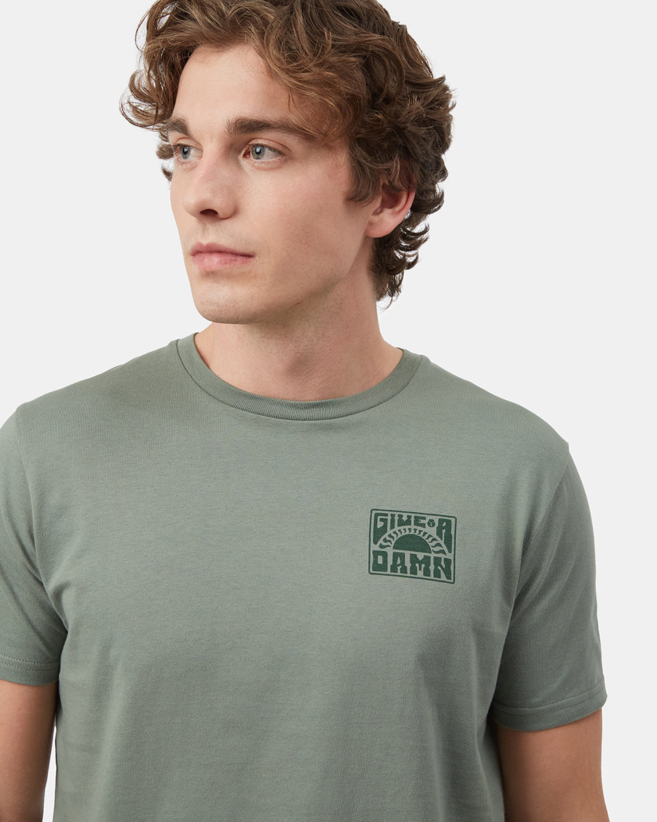 Green Men's Graphic Short Sleeve Tee