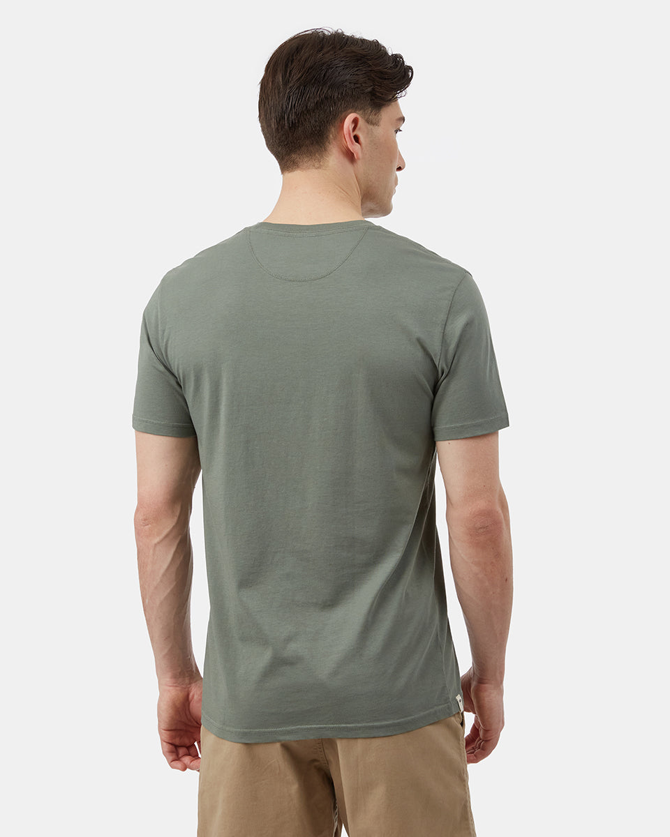 Green Men's Organic Cotton Graphic Tee