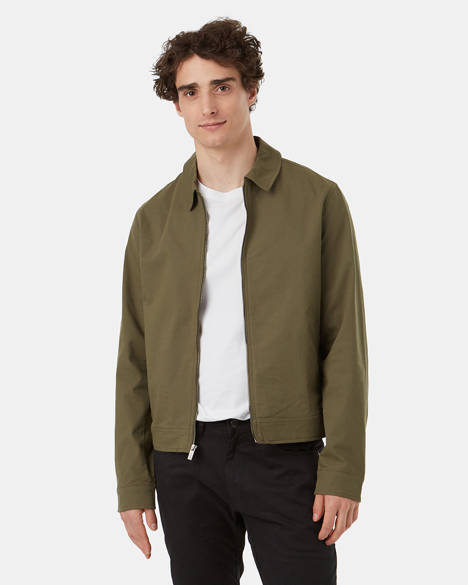 Green Men's Organic Cotton Jacket