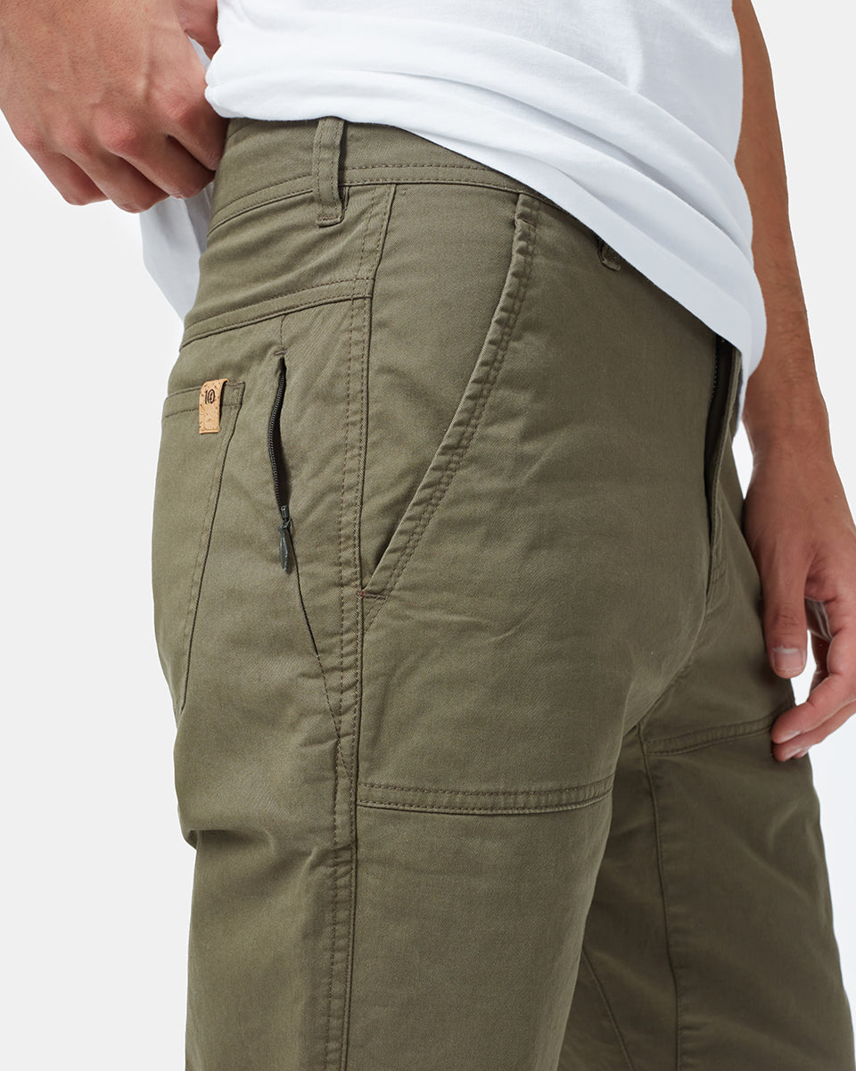 Green Men's Organic Cotton Twill Joggers