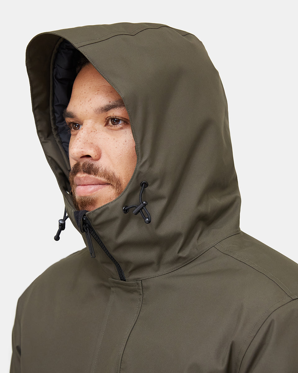 Green Men's Repreve Parka Jacket