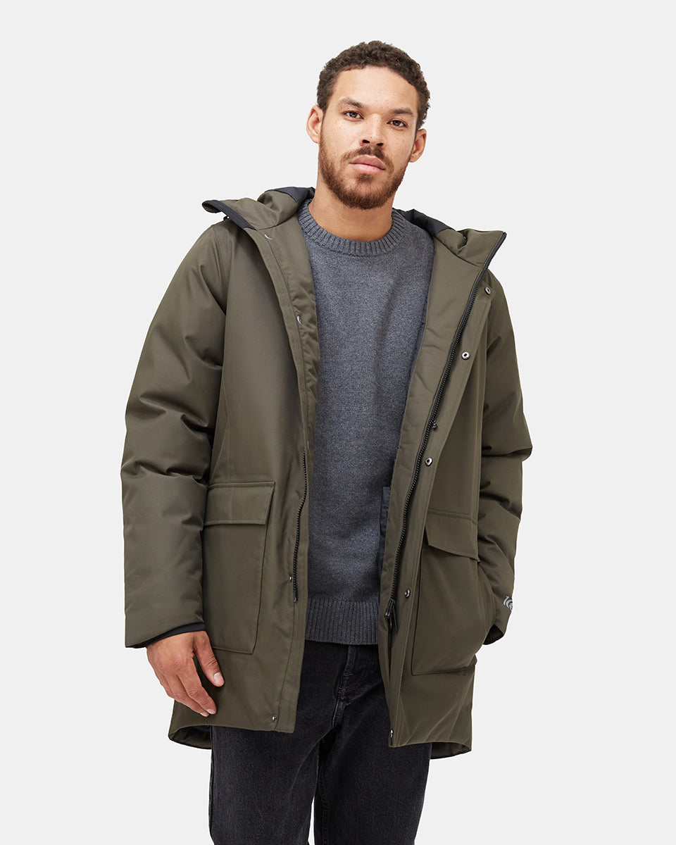 Green Men's Repreve Parka Jacket