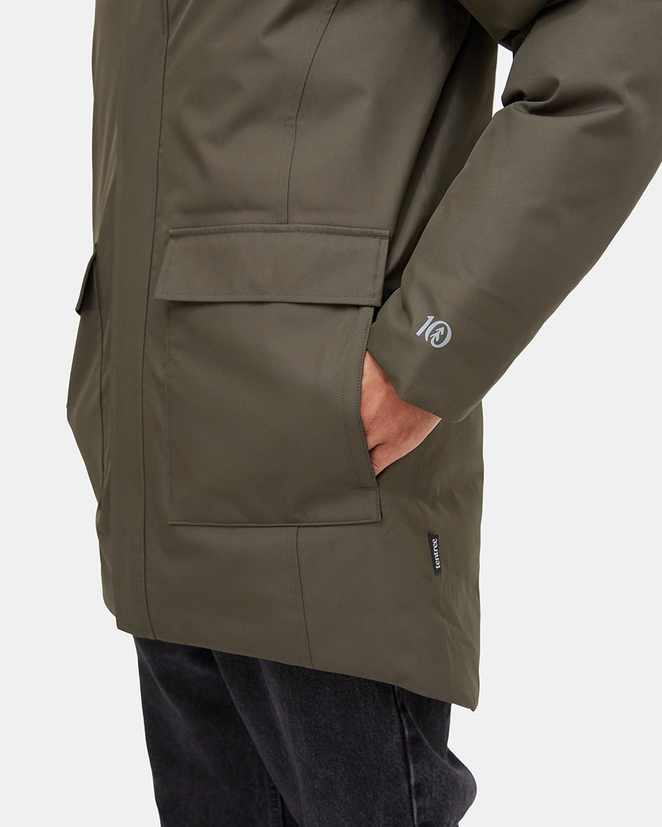 Green Men's Repreve Parka Jacket