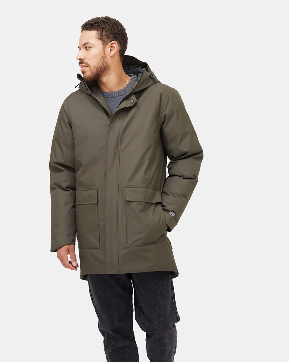 Green Men's Repreve Parka Jacket