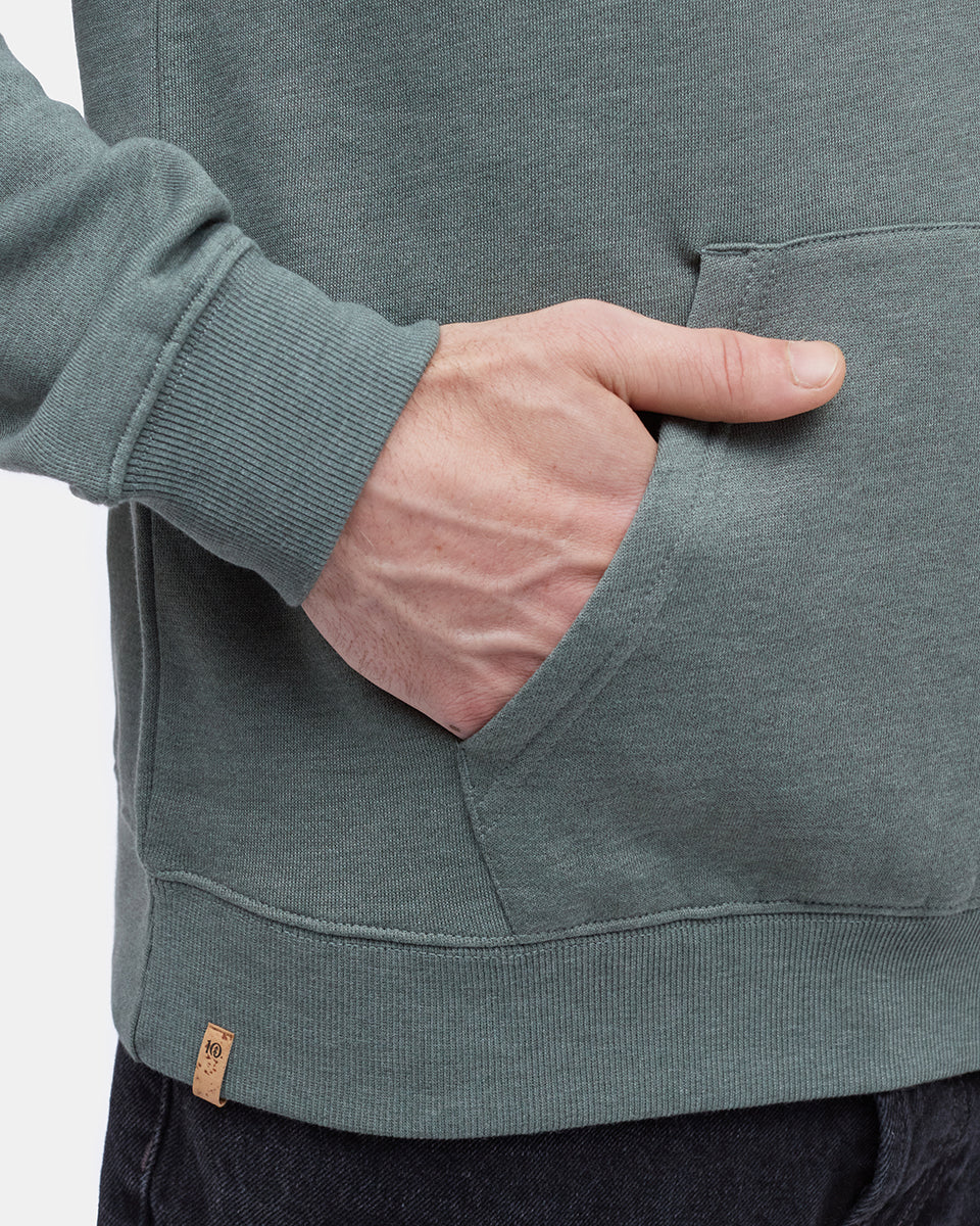 Green Men's Treefleece Pullover Hoodie