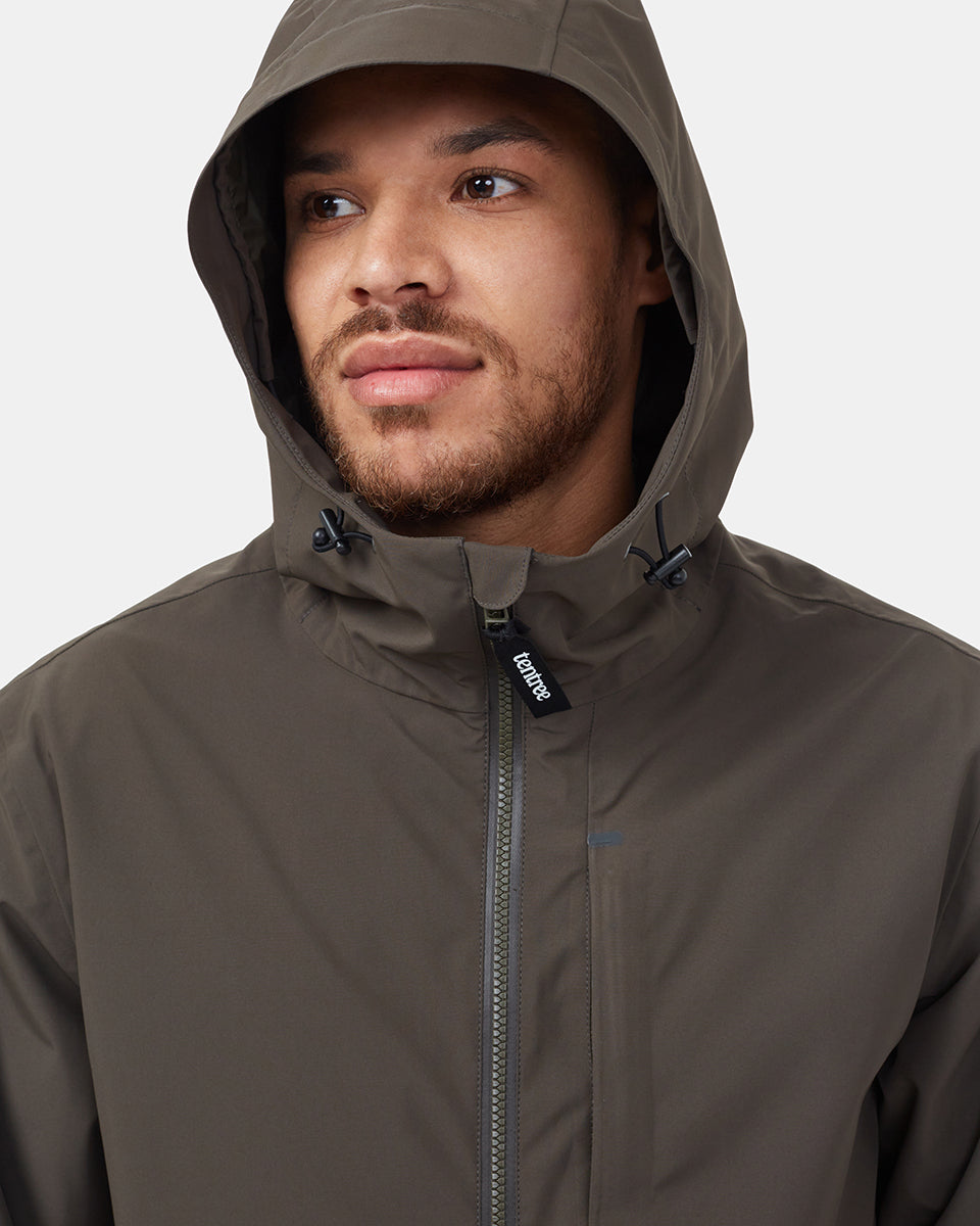 Green Men's Waterproof Rain Jacket