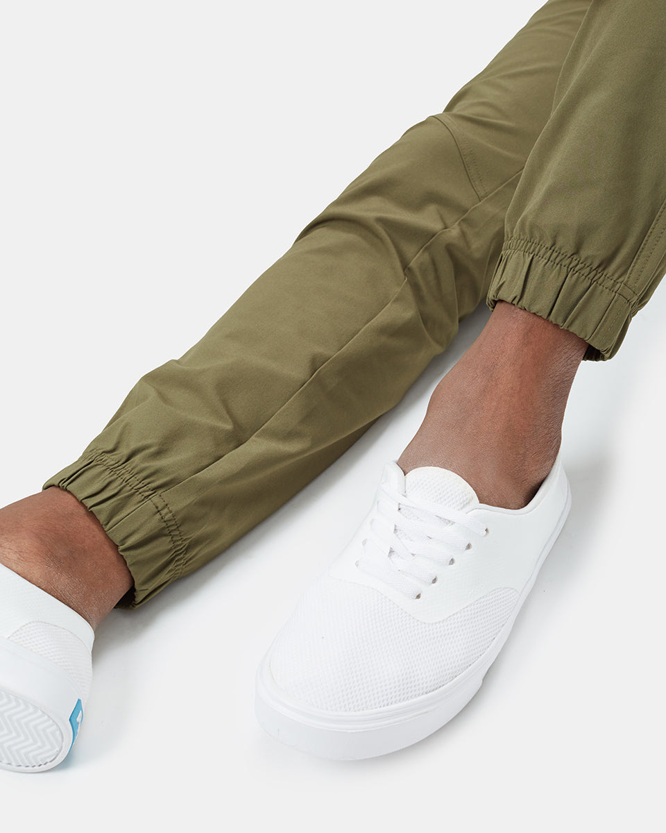 Green Mens Recycled Polyester Joggers